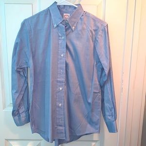 Brooks Brothers blue button down top!